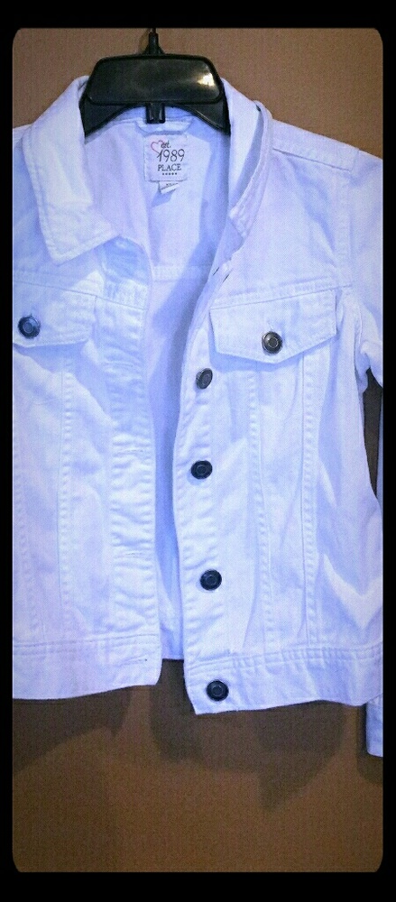 Childrens place White Jean Jacket